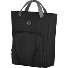 WENGER MOTION VERTICAL TOTE 15.6'' LAPTOP TOTE WITH TABLET POCKET, Chic Black