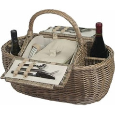 4 Person Boat Fitted Picnic Basket