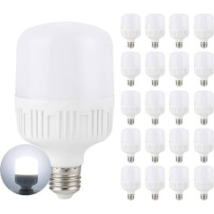 LED E27 Cool White 18 W LED spuldze 6000 K 1800 LM E27 LED spuldzes nomaiņa 175 W spuldze E27 LED spuldzes Enerģijas taupīšanas spuldžu komplekts 20