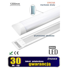 Lineāras virsmas montāžas lampas led slim panelis 120cm 40w 6000k auksts