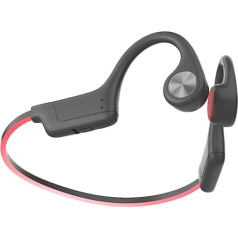 ANVRUVRN Bone Conduction Kopfhörer Bluetooth 5.3 Open Ear Kopfhörer Kabellose Kopfhörer mit coolem Smart Atmungslicht IPX5 Wasserdicht Sport Headset für Sport Fitness Laufen Radfahren Fahren