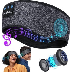 Bluetooth miega austiņas ar īpaši plānu HD stereo skaļruni, īpaši mīkstas Bluetooth 5.0 miega austiņas sānu guļamvietām, sportam utt., dāvana