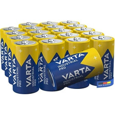 VARTA Batterien C Baby, 20 Stück, Industrial Pro, Alkaline Batterie, 1,5V, Vorratspack, Ražots Vācijā