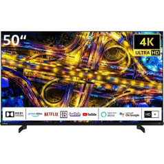 Toshiba 50UL4D63DGY 50 collu televizors / viedais televizors (4K Ultra HD, HDR Dolby Vision, Onkyo skaņa, trīskāršs uztvērējs) — 6 mēneši HD+ iesk. [2023]