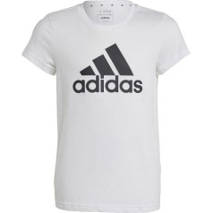 Футболка adidas Big Logo Tee girls Jr IC6121 / белая / 164 см