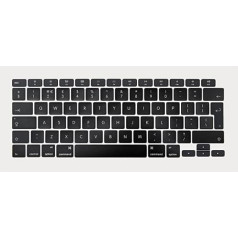 ICTION Replacement Keycap Set UK Keyboard Replacement QWERTY Keycaps for MacBook Air 13