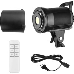 Andoer LM60Bi Studio Flash Strobe Flash Light 135W Studio Video Light 3000K-5600K Dimmable Continuous Light with Bowens Mount and Remote Control Video Light