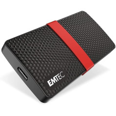 Emtec SSD 3.1 Gen1 x200 256GB Portable Black