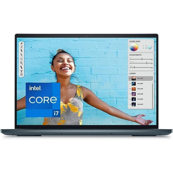 Dell Inspiron 16 Plus (7620) Laptop | 16 Inch 3k 300nits IPS Display | Intel Core i7-12700H Processor | 16 GB RAM | 512 GB SSD | NVIDIA GeForce RTX 3050 | Windows 10 Home | QWERTZ Keyboard | Dark Green