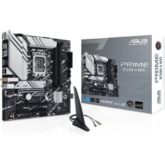 ASUS Prime B760M-A WiFi mātesplate Intel B760 LGA 1700 mATX DDR5 PCIe 5.0 2 Slot M.2 WiFi 6E USB 3.2 Gen 2 Type-C Black