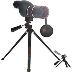 Topiky HD 12X-36X Zoom 50 mm Spotting Scope Outdoor Bird Mirror Monocular with Mini Tripod to Enjoy Beautiful Nature, Bird Watching, Concert (Straight)