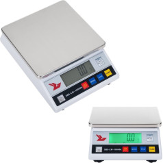 SBS-LW-10000A LCD precīzs līdzsvars, precīzs No 0,1 g līdz 10 kg