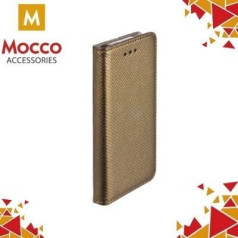 Mocco Smart Magnet Book Case Grāmatveida Maks Telefonam Apple iPhone X / XS Tumšais Zelts