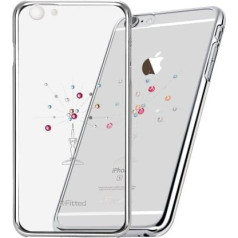 X-Fitted Пластиковый чехол С Кристалами Swarovski для Apple iPhone  6 / 6S Серебро / Звездное Небо