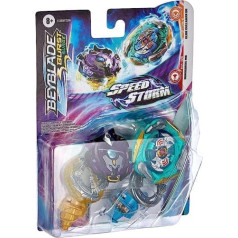 Beyblade Burst Surge Speedstorm Glide Dullahan D6 un Minoboros M6 Spinning Top Twin Pack — 2 kaujas spiningi, rotaļlietas bērniem