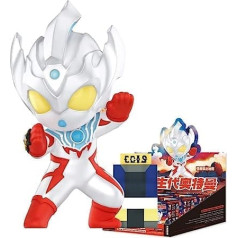 POP MART Ultraman jaunās paaudzes varoņu sērija 9 PC Pop figūriņas nejaušas figūriņas Asitifikācijas figūriņas Kolekcionējamas figūriņas un kolekcionāri Mākslas rotaļlietu figūriņas Dāvana