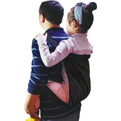 Black Child Carrier Sling Children's Back Carrier Hiking Backpack Belt Children's Lift Sling for Transfer to Wheelchair Car Vehicle Bed Chair Baby Sling