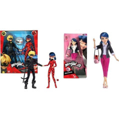 BANDAI P50365 Miraculous Dressing Lelles 26 cm - Mārīte un Cat Noir None & Miraculous Ladybug - Dressing Lelle 26 cm - Marinette - P50005