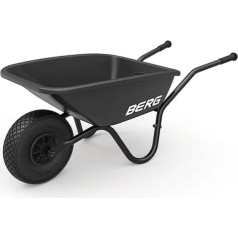 BERG Dempy Wheelbarrow melnā āra rotaļlieta zēniem un meitenēm no 3 gadiem