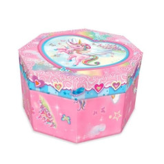 Pecoware octagonal music box - unicorn