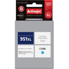 Activejet ah-951crx tinte (HP 951xl cn046ae nomaiņa; premium; 25 ml; zila)