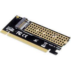 Digitus Paplašināšanas karte (kontroleris) m.2nvme ssd pcie 3.0 x16 sata