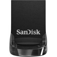 Pendrive sandisk ultra fit sdcz430-256g-g46 (256gb; usb 3.1; melns)