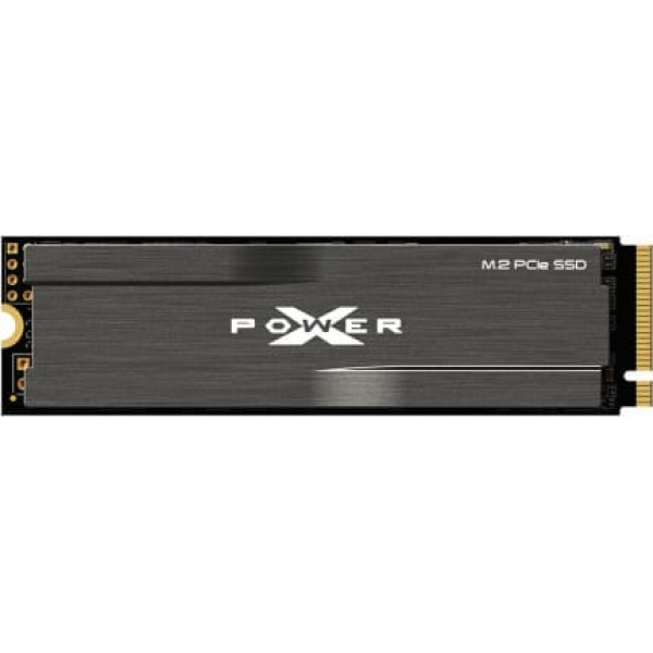 silicon power xd80 512gb m.2 pcie nvme gen3x4 tlc 3400/2100mbps heatsink ssd disks (sp512gbp34xd8005)