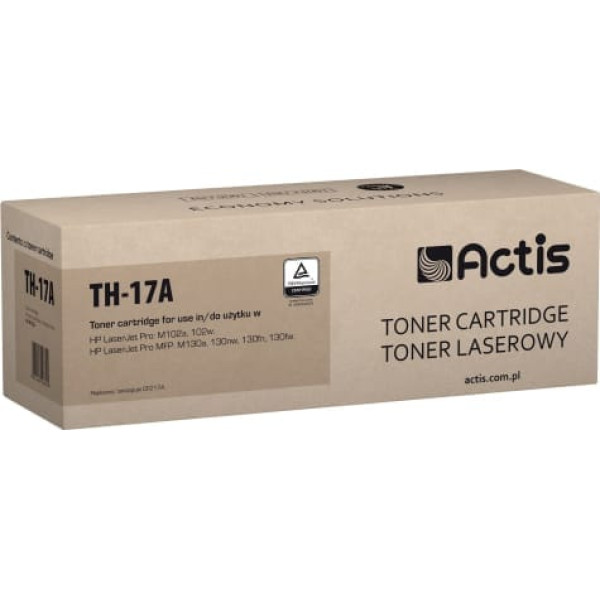 Actis th-17a toneris (aizstājējs hp 17a cf217a; standarta; 1600 lapas; melns)