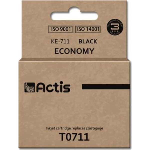 Actis ke-711 tinte (aizvietotājs epson t0711, t0891, t1001; standarta; 15 ml; melna)