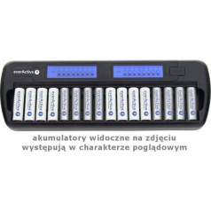 Everactive Nc-1600 procesora lādētājs 16 aa / aaa akumulatoriem