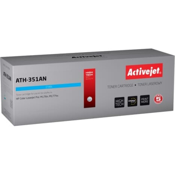 Activejet ath-351an toneris (hp 205a cf351a nomaiņa; supreme; 1100 lapas; zils)