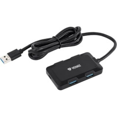 Yenkee 4 portu usb uzlādes centrmezgls yhb 4341bk,