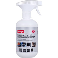 Activejet aoc-028 screen cleaning liquid (500 ml) liquid with a special formula, with a foaming agent, intended for cleaning particularly heavily soiled LCD/LED/OLED/plasma TV screens, as well as notebook and smartphone screens.