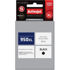 Activejet ah-950brx tinte (HP 950xl cn045ae nomaiņa; premium; 80 ml; melna)