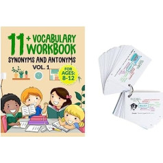 11+ Vocabulary Flashcards, 11plus Vocabulary Workbook Synonyms and Antonyms. Ideal for all year round, with free 11plus English exercise paper