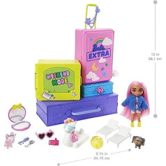 Barbie HDY91 Extra Dolls rotaļu komplekti, daudzkrāsaini