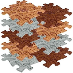 muffik Orthopaedic Sensory Structure Mats Root Set 9 Pieces for Tactile Perception