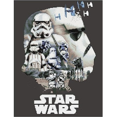 Diamond Dotz CD-730100210 Camelot Stormtrooper 52,0 x 68,0 cm Dimanta glezna ar dimantiem Dzirkstoša DIY glezna bērniem un pieaugušajiem