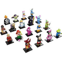 LEGO Disney sērijas mini attēli — pilns 18 mini figuru komplekts (71012)