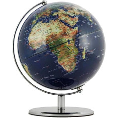 emform Physical No 2 Planet Globe Diameter 25 cm, Blue Height 30 cm Diameter 25 cm