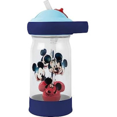 Mickey Sip & See™ mazuļu ūdens pudele ar peldošu etiķeti, 340 ml