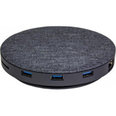 Devia UFO 10in1 HUB wireless charger gray