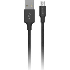 Devia Pheez Series Cable for Micro USB (5V 2.4A,25CM) black