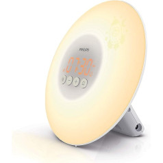 Philips Wake-up Light for Kids HF3503/01 (LED, Wake-up with Light, gaismas pogas, uzlīmes) Balts