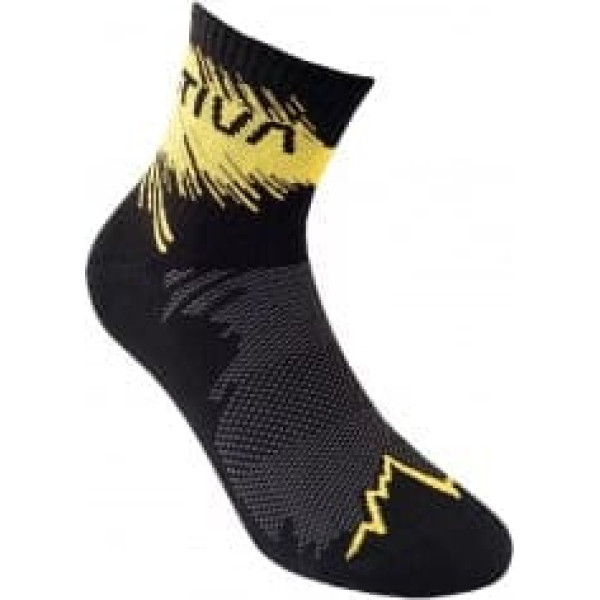 La Sportiva Zeķes TRAIL RUNNING Socks L Black/Yellow