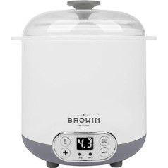 Browin 801013 Multifunctional Cheese and Yoghurt Device with 1.5 L Thermostat, White, Grey, Medium