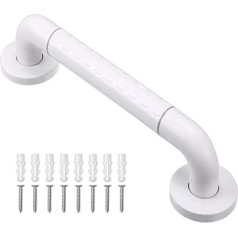 Stainless Steel Wall Mounted Safety Handle Grab Bar Non-Slip Bath Handles for Seniors Kids Bathtub Bathroom Shower Length 43cm