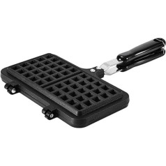 Tamume Double Room Kitchen Double Cooker for Belgian Waffles Non-Stick Coating for Fire Waffles Waffle on a Stick Waffles Waffle Machine