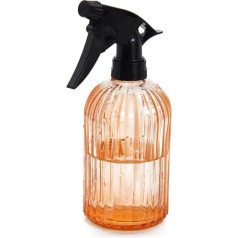 OFFIDIX Mister stikla smidzināšanas pudele, rokas spiediena sistēma 0,4 l ūdens smidzinātājs laistīšanas kanna ar regulējamu uzgali dārzam, augam, tīrīšanai (oranža)